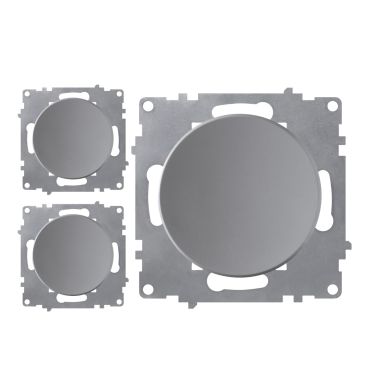3x Ein-Aus-Lichtschalter Set - grau