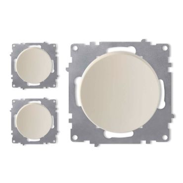 3x Ein-Aus-Lichtschalter Set - beige