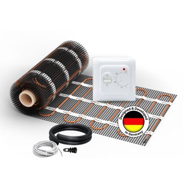 Heizmatte WARMON CLASSIC 150 W/m² inkl. TS 25 Raumthermostat Analog