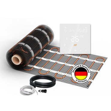 Heizmatte WARMON CLASSIC LIGHT 100 W/m² inkl. Smart WiFi Thermostat TS 300-Serie