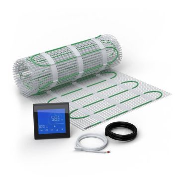 Heizmatten Set EcoPRO-150 mit Thermostat MCS 450 WIFI Touch schwarz 3,5 m²