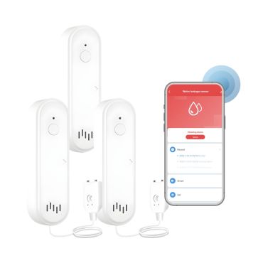 3x Stahlmann AquaPro W25 WiFi Wassermelder mit externem Sensor