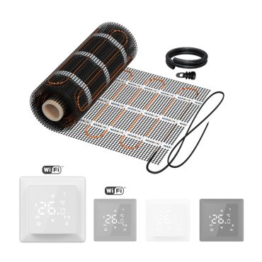 Wandheizmatten WARMON CLASSIC LIGHT 100 W/m² mit Thermostat ТS 100 Serie
