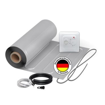 Heizmatte WARMON ALU 150 W/m² inkl. TS 25 Raumthermostat Analog