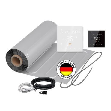 Heizmatte WARMON ALU 150 W/m² inkl. digital Thermostat TS 300-Serie