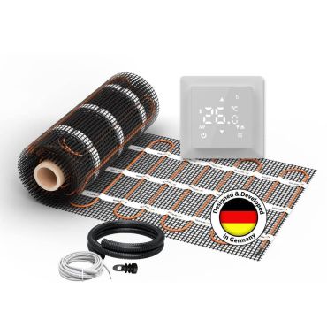Heizmatte WARMON CLASSIC 150 W/m² mit Thermostat ТS 100 Smart WiFi Touch weiß - 7 m²
