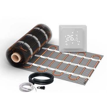 Heizmatte WARMON CLASSIC 150 W/m² mit Thermostat ТS 100 Smart WiFi Touch weiß - 7 m²