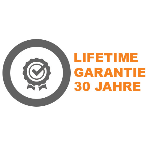 Lifetime Garantie 30 Jahre