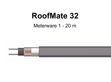 Selbstregelndes Heizkabel RoofMate 32 Meterware 1-20 m